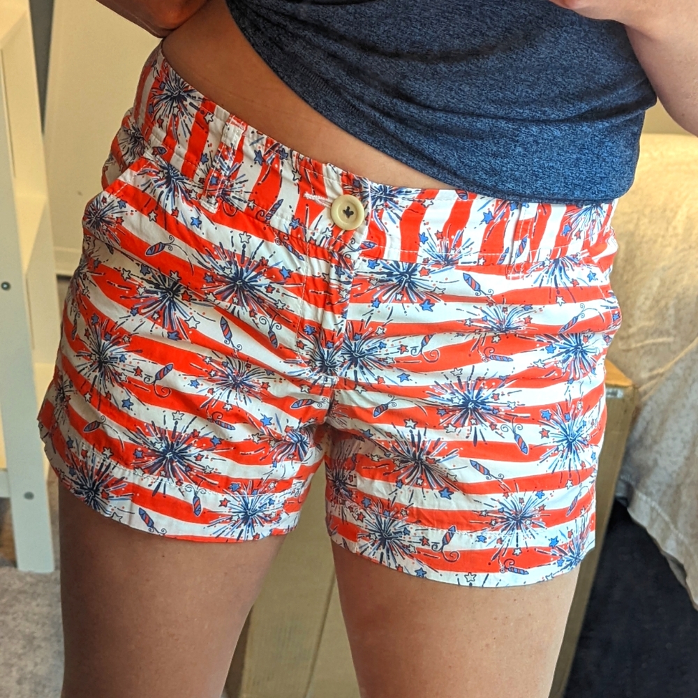 Lilly Pulitzer Firecracker Shorts EUC